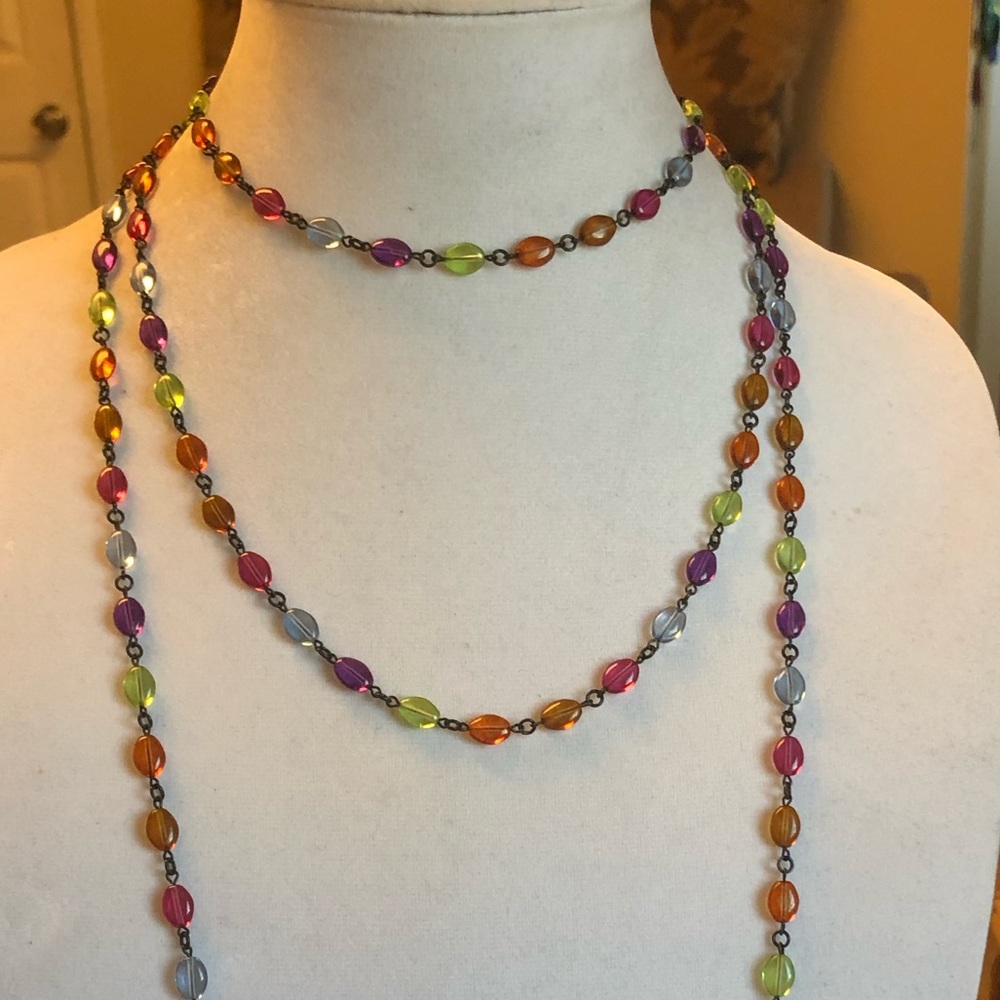 Vintage Beads crystal multicolor layers